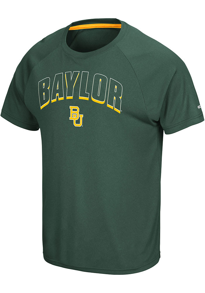 Colosseum Baylor Bears Green Marvin Short Sleeve T Shirt
