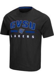Colosseum Grand Valley State Lakers Black McFly Short Sleeve T Shirt