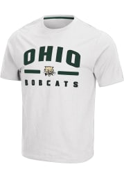 Colosseum Ohio Bobcats White McFly Short Sleeve T Shirt
