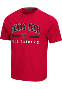 Colosseum Texas Tech Red Raiders Red McFly Short Sleeve T Shirt