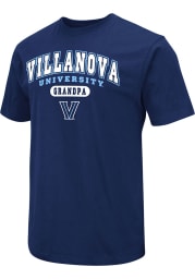 Colosseum Villanova Wildcats Navy Blue Pill Short Sleeve T Shirt
