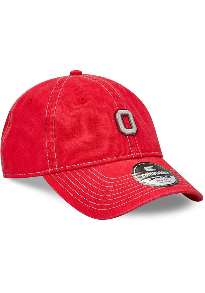 Colosseum Ohio State Buckeyes Tailgate Slouch Adjustable Hat - Red