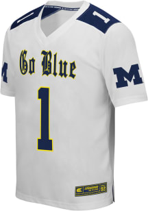 Colosseum Michigan Wolverines White Prime Time Football Jersey