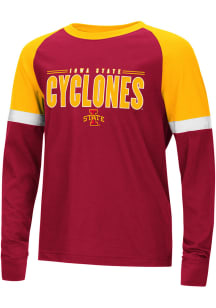 Colosseum Iowa State Cyclones Youth Cardinal Ollie Long Sleeve Fashion T-Shirt