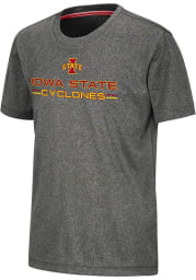 Colosseum Iowa State Cyclones Youth Grey Suds Short Sleeve T-Shirt