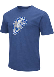 Colosseum Drake Bulldogs Blue Playbook Logo Short Sleeve T Shirt