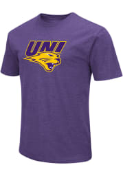 Colosseum Northern Iowa Panthers Purple Playbook Team Logo Short Sleeve T Shirt