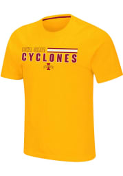 Colosseum Iowa State Cyclones Gold Turturkeykey Short Sleeve T Shirt