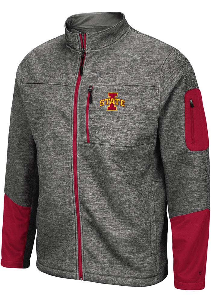 Colosseum Iowa State Cyclones Mens Grey Matchmaker Light Weight Jacket