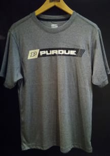 Colosseum Purdue Boilermakers Grey City Manager Short Sleeve T Shirt