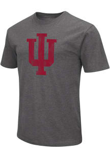 Colosseum Indiana Hoosiers Charcoal Playbook Short Sleeve T Shirt