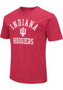 Colosseum Indiana Hoosiers Crimson Playbook Short Sleeve T Shirt