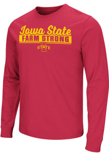 Colosseum Iowa State Cyclones Cardinal Farm Strong Long Sleeve T Shirt