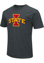 Colosseum Iowa State Cyclones Black Playbook Team Logo Short Sleeve T Shirt