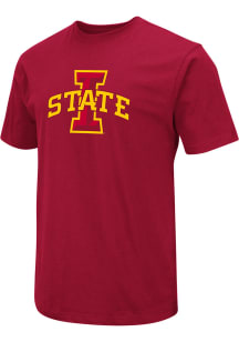 Colosseum Iowa State Cyclones Cardinal Field Team Logo Short Sleeve T Shirt