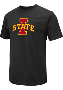 Colosseum Iowa State Cyclones Black Field Team Logo Short Sleeve T Shirt