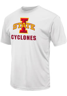 Colosseum Iowa State Cyclones White Trail Name Drop Short Sleeve T Shirt