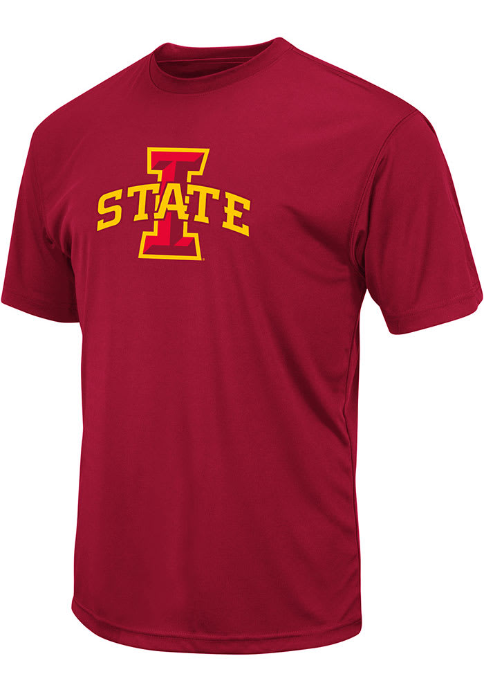 Colosseum Iowa State Cyclones Cardinal Trail Team Logo Short Sleeve T Shirt