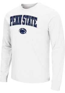 Mens Penn State Nittany Lions White Colosseum Arch Mascot Tee