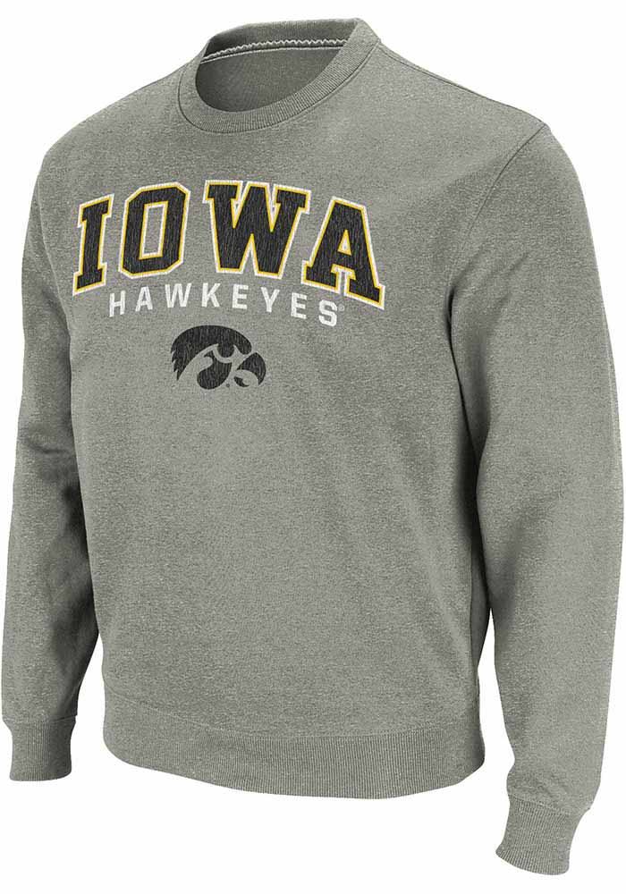 iowa hawkeyes crew neck sweatshirt