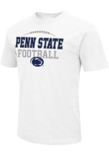 Penn State Nittany Lions White Colosseum Football Short Sleeve T Shirt