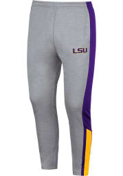 Colosseum LSU Tigers Mens Grey Up Top Fleece Pants