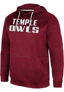Colosseum Temple Owls Mens Red The Goat Pullover Hood