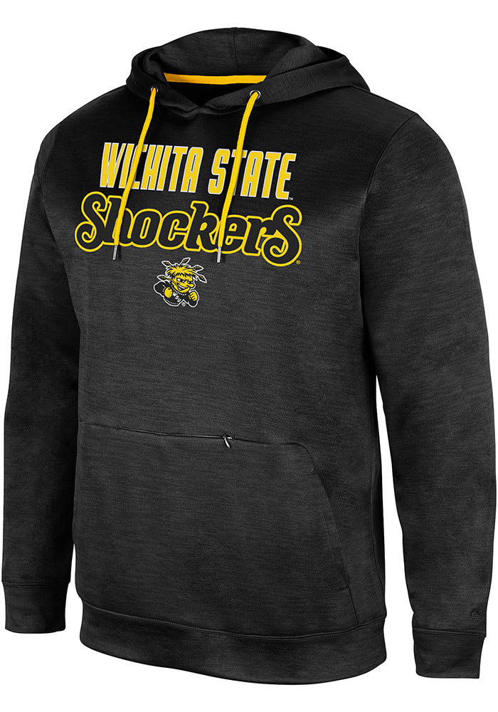 Colosseum Wichita State Shockers Mens Black The Goat Pullover Hood