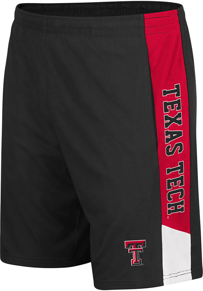 Colosseum Texas Tech Red Raiders Mens Black Wonkavision Shorts