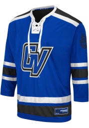 Colosseum Grand Valley State Lakers Mens Blue Brobibs Hockey Jersey