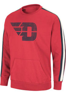 Colosseum Dayton Flyers Mens Red Paradox Long Sleeve Fashion Sweatshirt