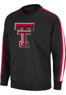 Colosseum Texas Tech Red Raiders Mens Black Paradox Long Sleeve Fashion Sweatshirt