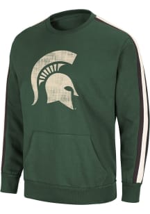 Colosseum Michigan State Spartans Mens Green Paradox Long Sleeve Fashion Sweatshirt