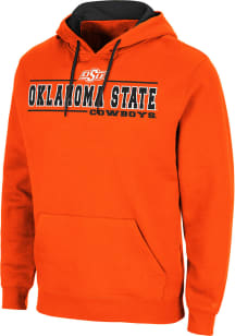 Colosseum Oklahoma State Cowboys Mens Orange Brennan Long Sleeve Hoodie