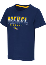 Colosseum Drexel Dragons Toddler Navy Blue Wonder Short Sleeve T-Shirt