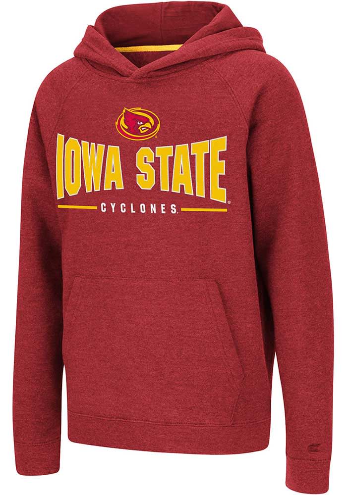 Colosseum Iowa State Cyclones Youth Cardinal Golden Ticket Long Sleeve Hoodie