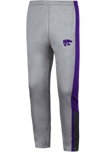 Colosseum K-State Wildcats Youth Grey Up Top Track Pants