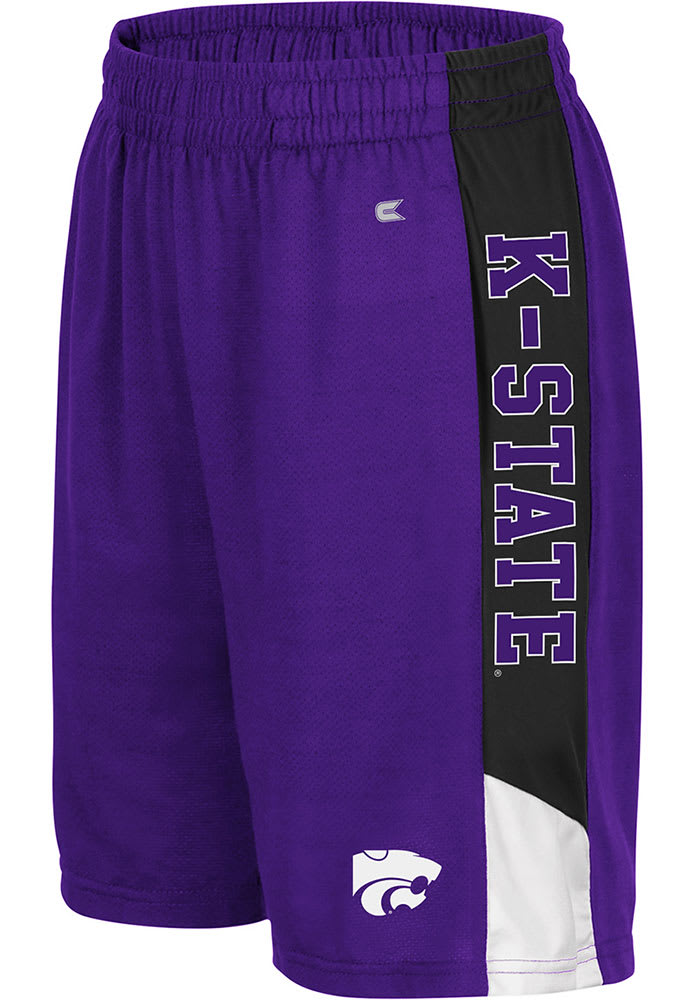 Colosseum K-State Wildcats Youth Purple Wonkavision Shorts