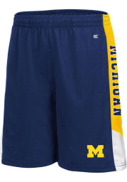 Colosseum Michigan Wolverines Youth Navy Blue Wonkavision Shorts