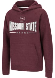 Colosseum Missouri State Bears Youth Maroon Golden Ticket Long Sleeve Hoodie