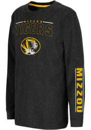 Colosseum Missouri Tigers Youth Black West Long Sleeve T-Shirt