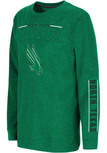 Colosseum North Texas Mean Green Youth Kelly Green West Long Sleeve T-Shirt