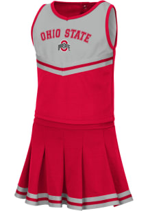 Colosseum Ohio State Buckeyes Toddler Girls Red Pinky Sets Cheer