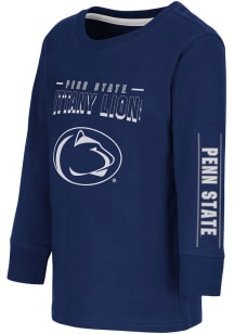 Colosseum Penn State Nittany Lions Toddler Navy Blue Blue Birds Long Sleeve T-Shirt