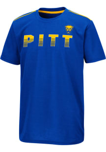 Colosseum Pitt Panthers Youth Blue Teevee Short Sleeve T-Shirt