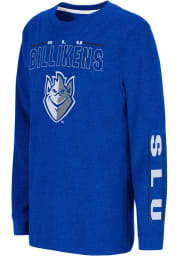Colosseum Saint Louis Billikens Youth Blue West Long Sleeve T-Shirt