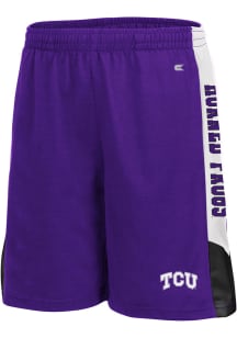 Colosseum TCU Horned Frogs Youth Purple Wonkavision Shorts