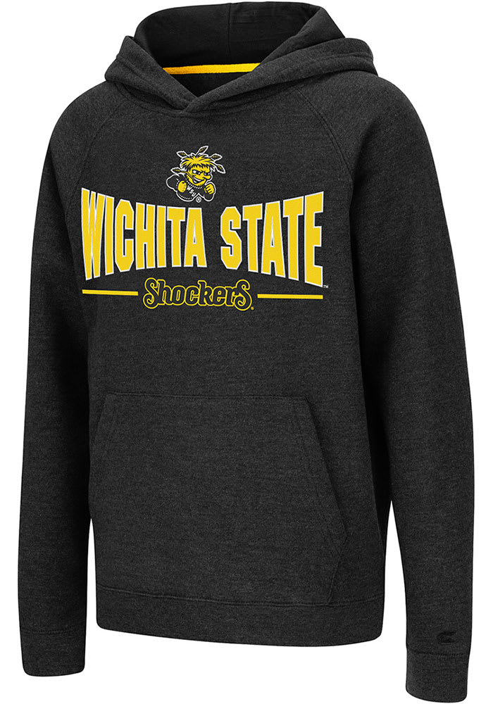 Colosseum Wichita State Shockers Youth Black Golden Ticket Long Sleeve Hoodie
