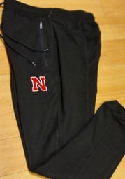 Colosseum Nebraska Cornhuskers Mens Black Challenge Accepted Fashion Sweatpants