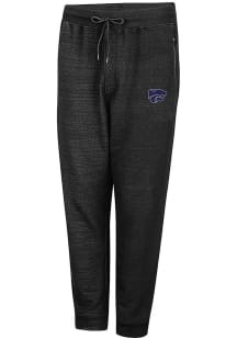 Colosseum K-State Wildcats Mens Black Challenge Accepted Fashion Sweatpants